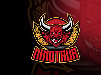 Minotaur Warrior Esport Logo team