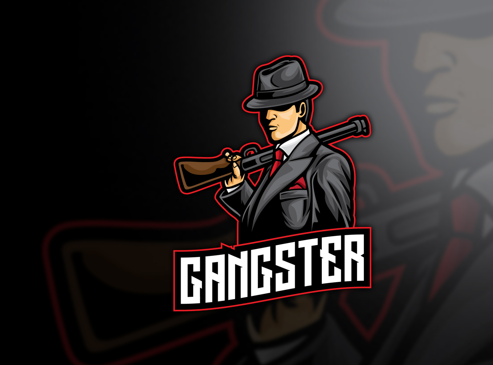 Gangster Mafia Esport Logo by ianmikraz on Dribbble