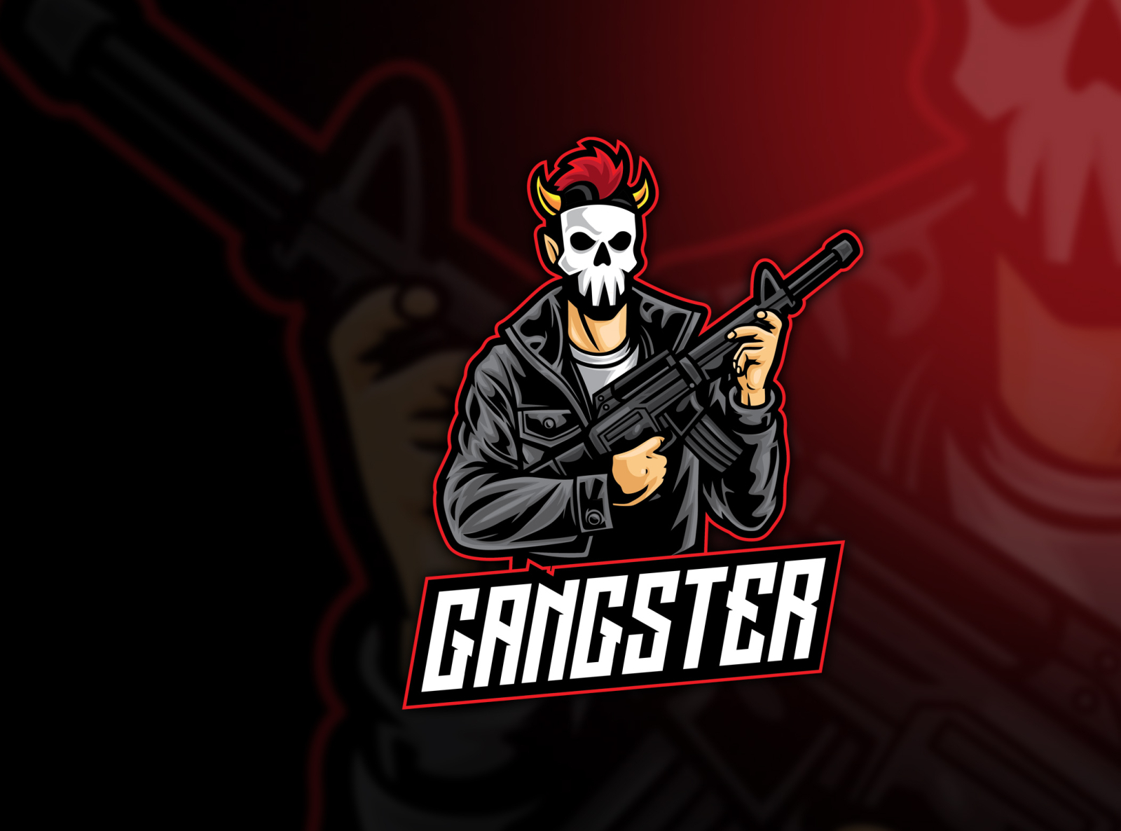 Gangster Punk Esport Logo by ianmikraz on Dribbble