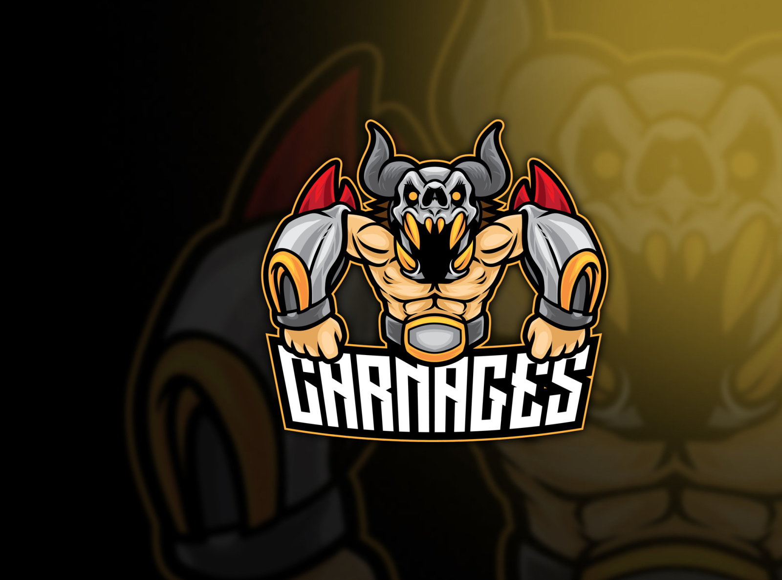 carnage-warrior-esport-logo-by-ianmikraz-on-dribbble