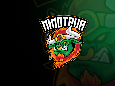 Minotaur Warrior Esport Logo