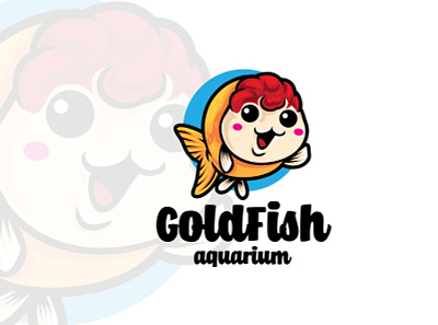 Goldfish Mascot Logo concept