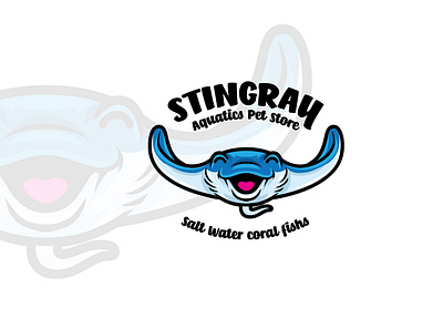 Stingray Aquatic Mascot Logo sting