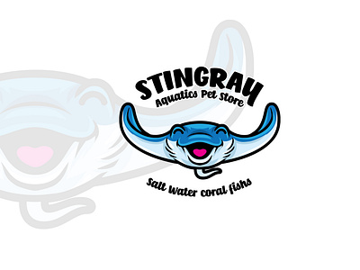 Stingray Aquatic Mascot Logo