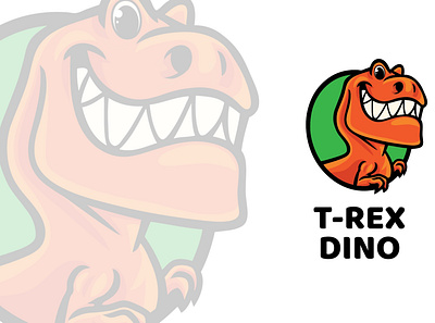 Trex Dino Mascot Logo game