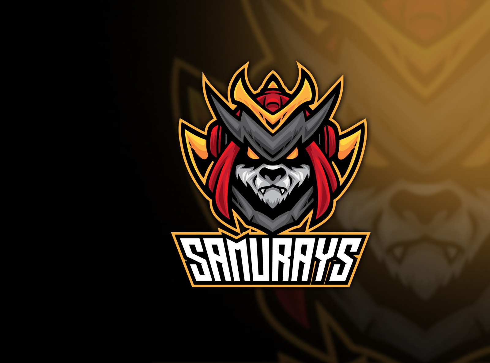 Panda Samurai Esport Logo by ianmikraz on Dribbble