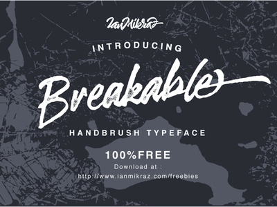 Breakable Free Typeface