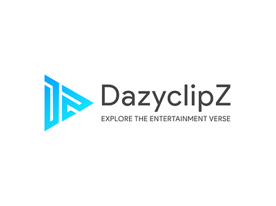 DazyclipZ YouTube channel LOGO branding clean deisgn logo simple simple logo work youtube channel logo