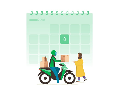 Scheduled Delivery bike delivery delivery app grab grabexpress indonesia jakarta motorbike parcel rider scheduled sender