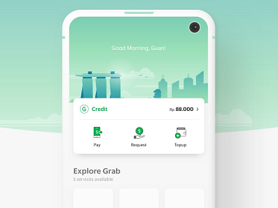 Grab New Home Screen Exploration - Singapore Version