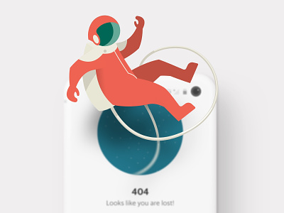 Page not found astronaut lost lost in space mobile not found ui