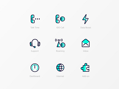 Telco App Icon Exploration