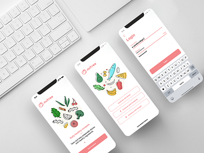 Nutree Mobile App app branding design ui