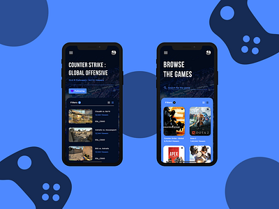 Gaming Application app ui ux