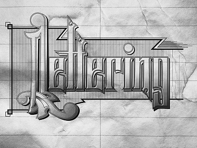 Lettering (Vintage) illustration lettering type typography vintage