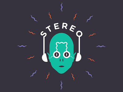 Stereo ale falero alien estereo logo music pom pom records stereo