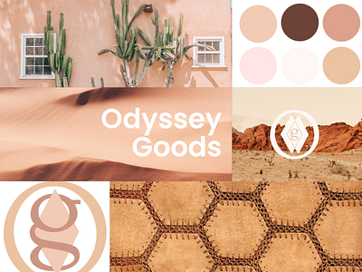 Brand Identity - Odyssey Goods brand identity branding design illustrator logo typography