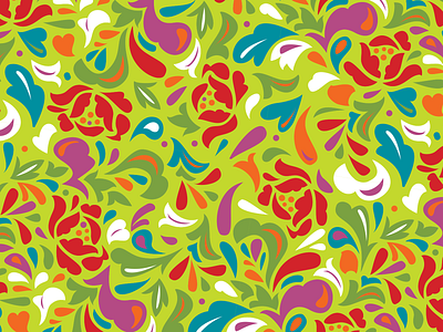 Floral Pattern design flat floral floral pattern illustration pattern repeat pattern