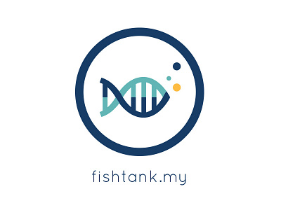 fishtank.my dna fish logodesign