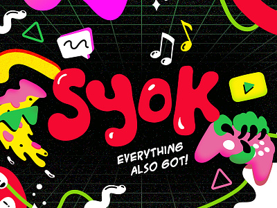 SYOK branding design illustrations logo vector