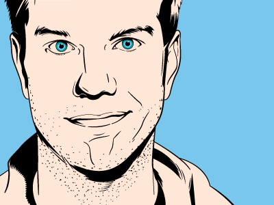 Anthony Jeselnik portrait wip