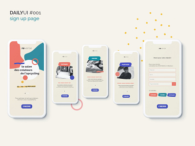 DAILY UI #001 | sign up page app dailyui event form sign up signup subscription ui ui design