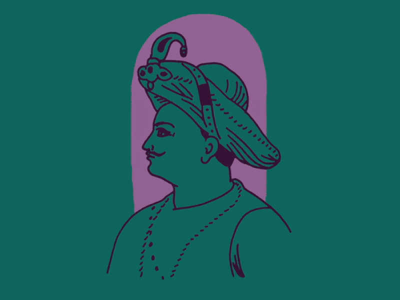 Tipu's branding chai design illustration logo