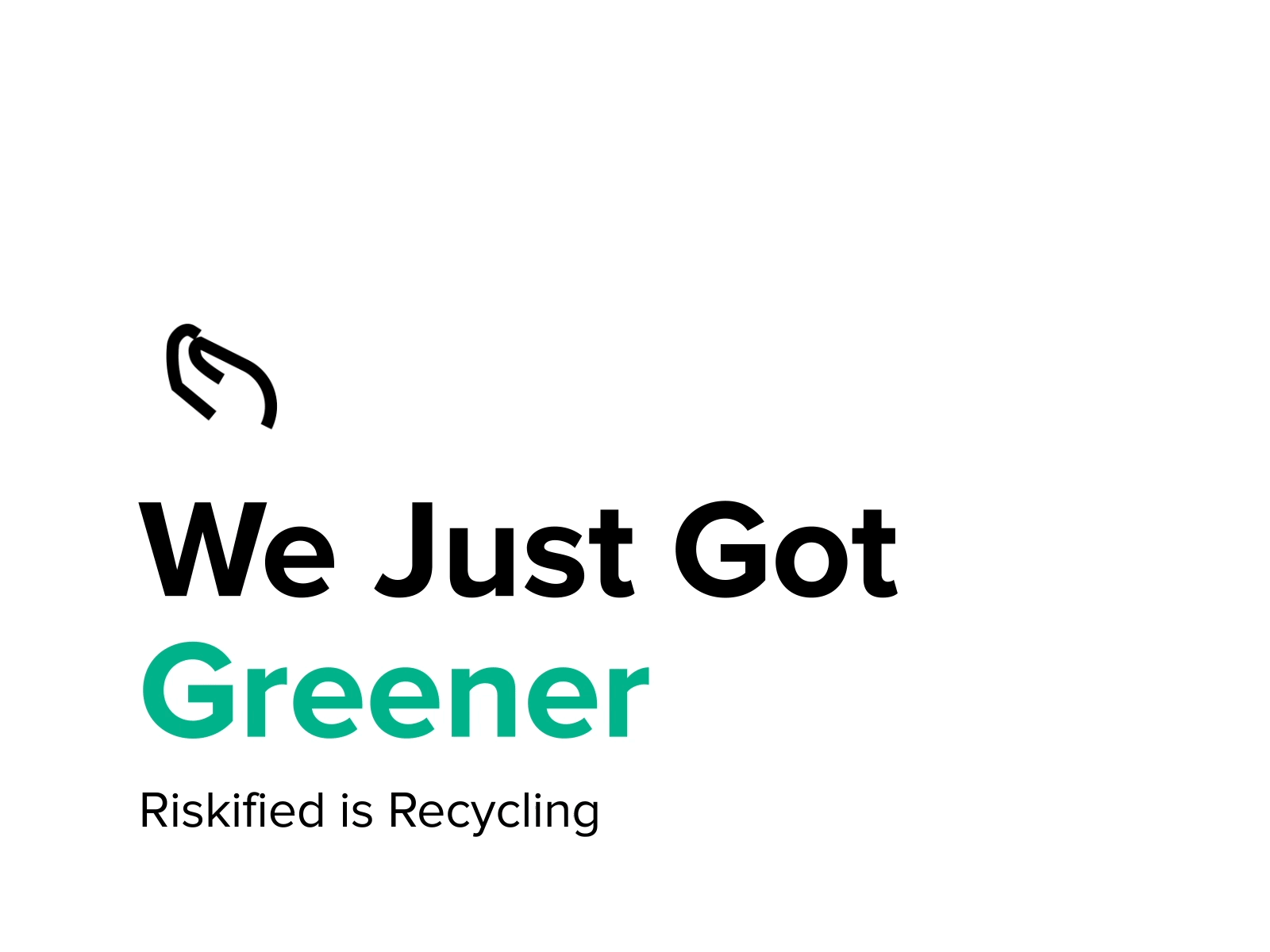 Recycling branding design gif green icons recycling vinyl cut