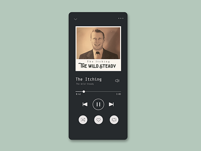 Music player UI daily ui dailyui music app music player