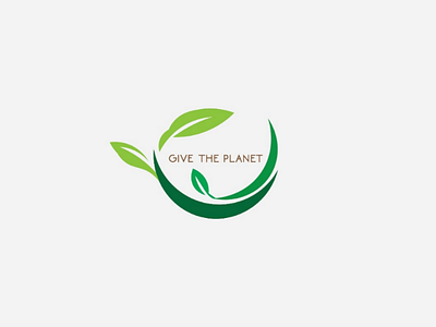Give the Planet minimal logo designs