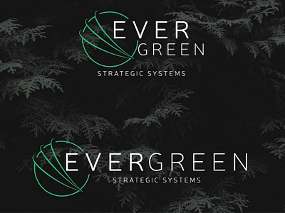 Ever green minimal logo design