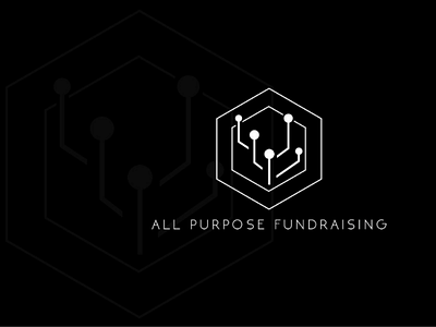 ALL PURPOSE FUNDRAISING minimal logo designs