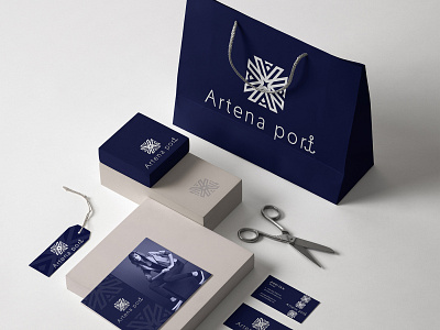 artena port logo branding branding design logo typography