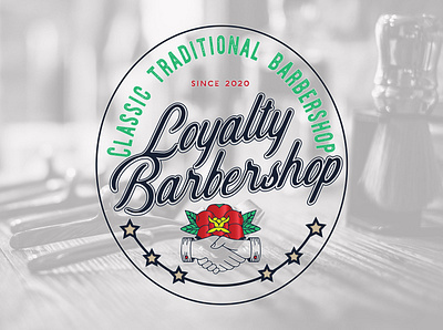 barbershop logo logotype