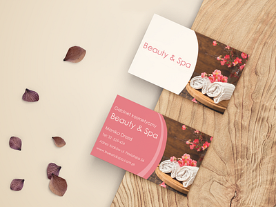 business card Beauty & Spa business card business card design design