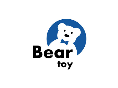 logo Bear toy design logo