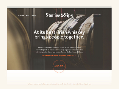 Stories and Sips - Unused Concept