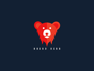 ANGRY BEAR animal animallogo appicon bear bearlogo brandidentity cleanlogo colorfullogo logo mark uniquelogo