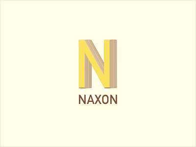 NAXON 3d logo awesome logo brand identity brand logo business logo flat logo professional logo