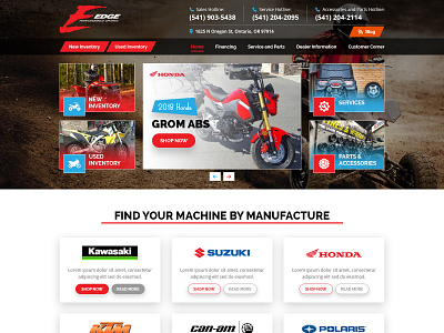 Home Page design web