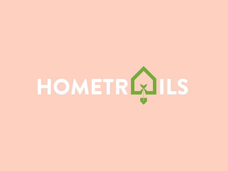 Hometrails Branding branding farm home homestay logo symbol