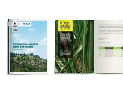 WWF Report brochure cause design publication report wwf