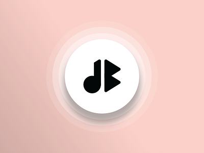 JukeBox branding logo minimal multia music symbol typography