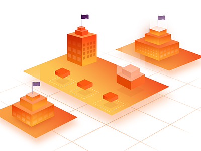 2.5D building gradient