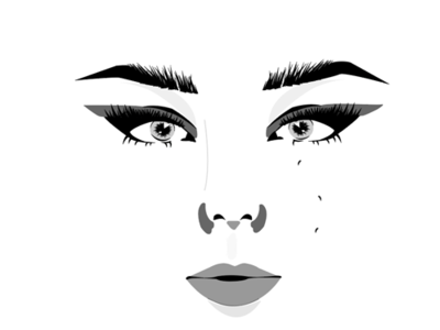 Cat face adobe illustrator adobe illustrator draw cat woman design eyebrows eyes girl graphic graphic design illustation illustration illustrator art illustrators lady lines lips sharp face vector vectors