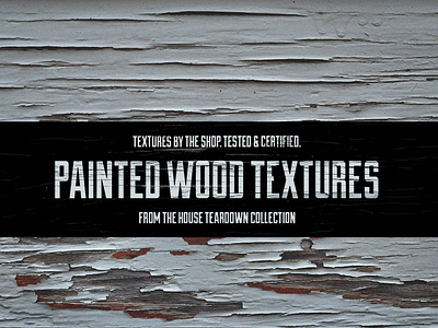 Painted wood textures