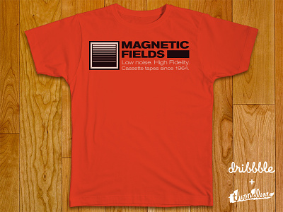 Magnetic Fields, Concept 2 cassette tape dribbble threadless magnetic fields