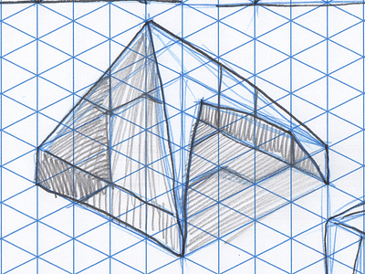 Trixel tent - c1 branding geometrical grid minimal sketch triangle trixel trixel tent visual identity