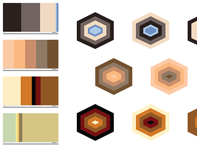 Trixel Tent - Color palette exploration