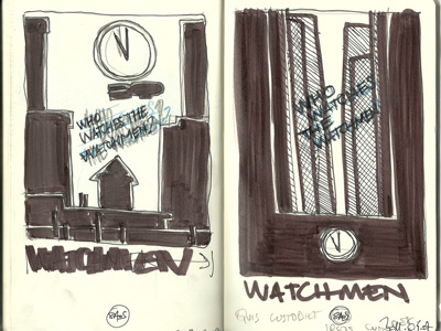 Project 52.14 - Quis custodiet ipsos custodes? comics drawing project 52 studio ace of spade watchmen
